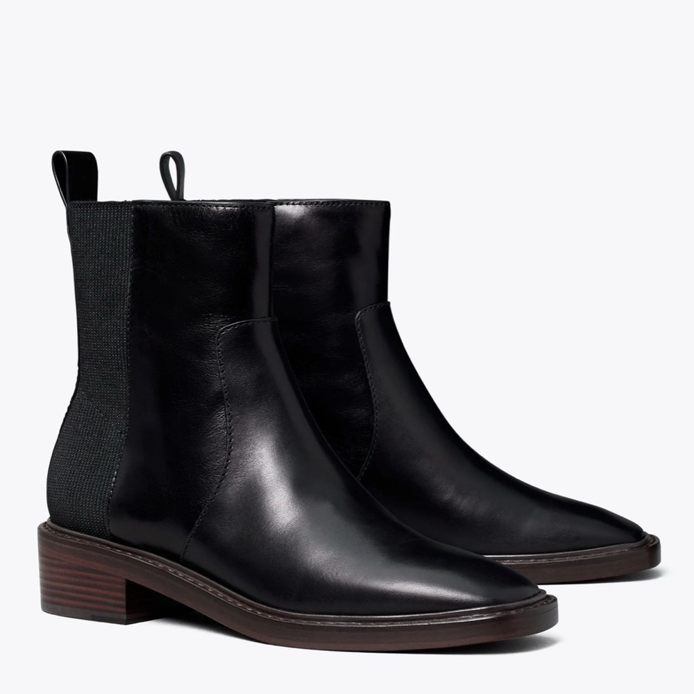 Tory Burch Chelsea Boot - Sierra Antik Perfect Black, Size 8.5